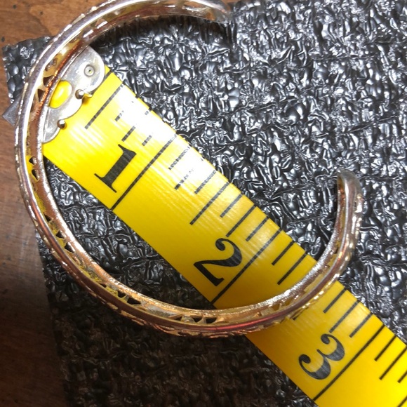 Beautiful Scroll Filigree 925 Sterling Silver Cuff Bracelet - Picture 5 of 11